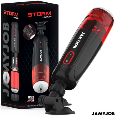 Masturbatore Maschile Automatico Jamyjob Storm — 10 Modalità