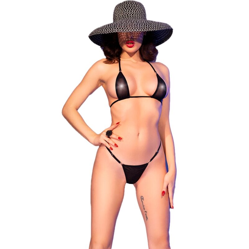 Bikini Sexy in Tulle con Strass Chilirose CR4840 — S/M