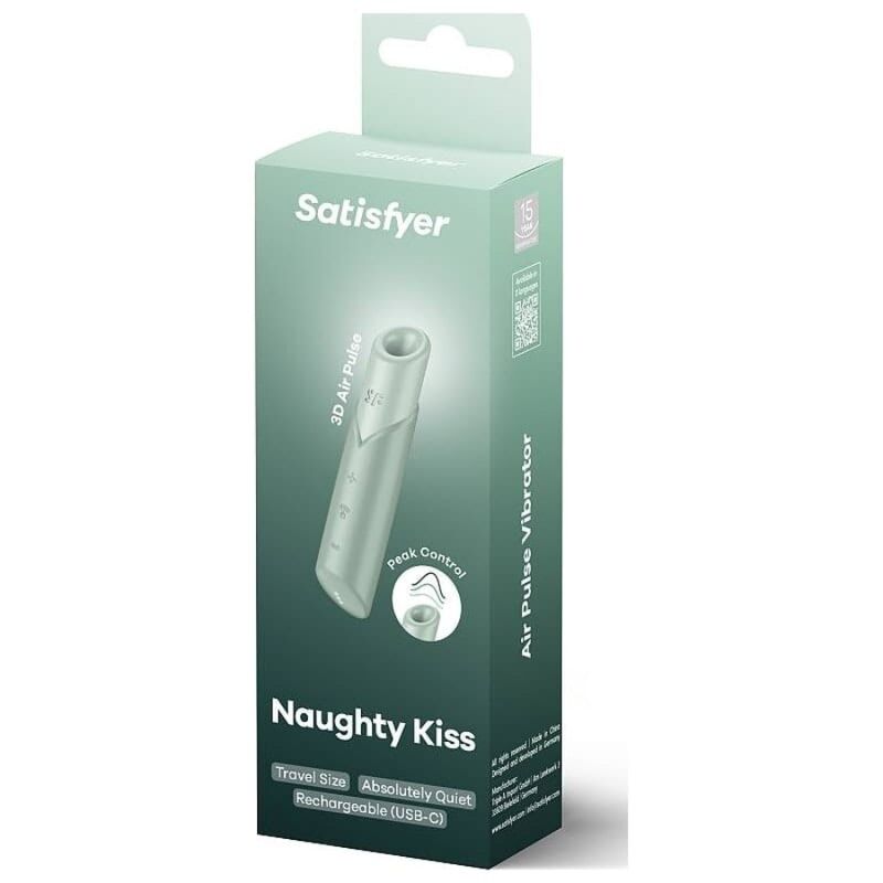 Succhia Clitoride Satisfyer Naughty Kiss Wave — Acquamarina