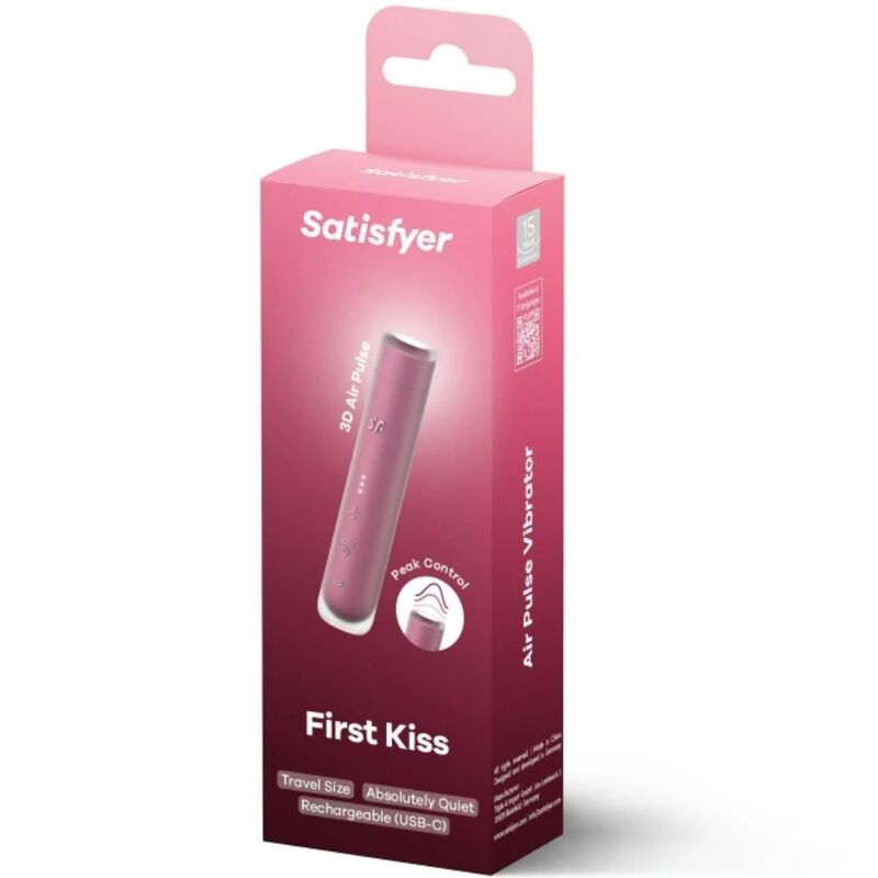 Succhia Clitoride Satisfyer First Kiss Wave — Garnet