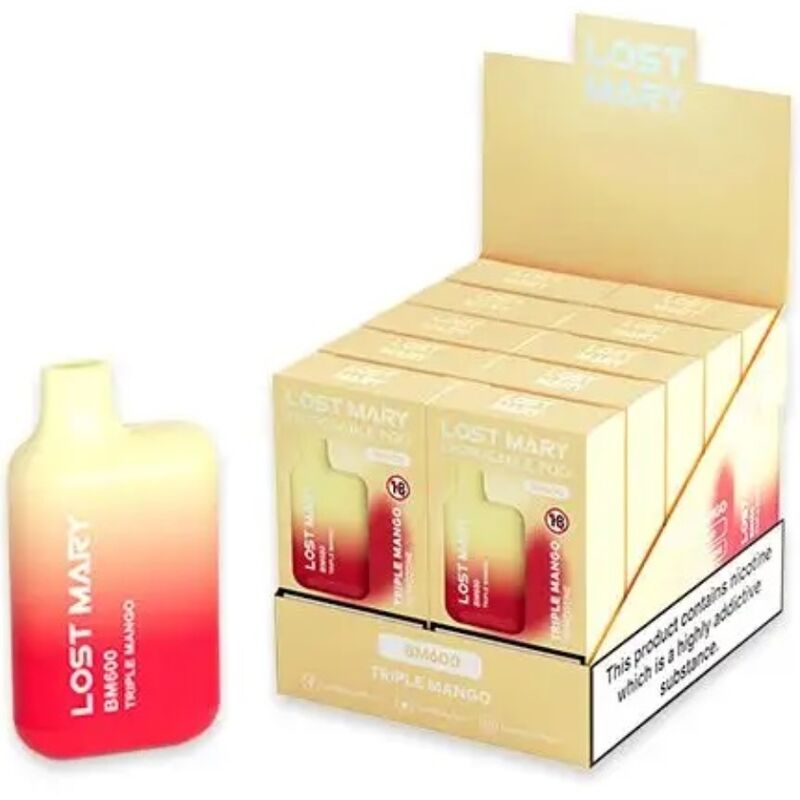 Lost Mary - BM600 Nicotina Vaper 2% Monouso Triple Mango