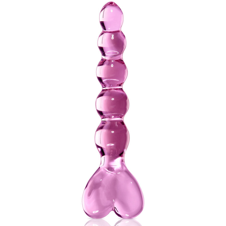 Dildo in Vetro con Perline Icicles N.43 — Punto G e Anale