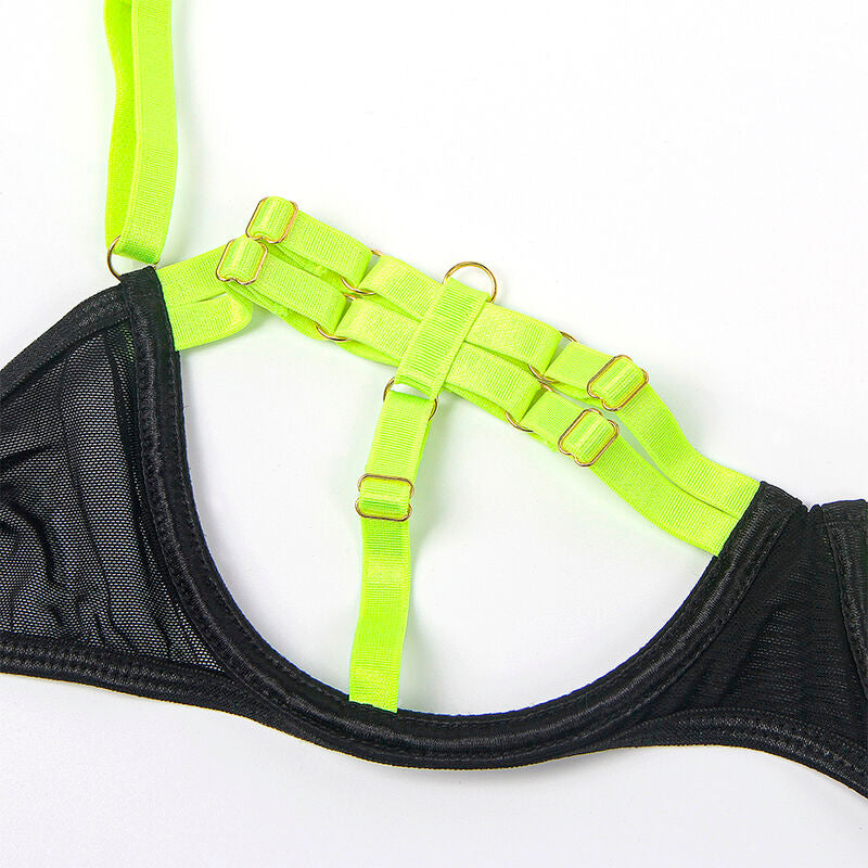 Lingerie Sexy Set Subblime 955281 — Verde Fluo, L/XL