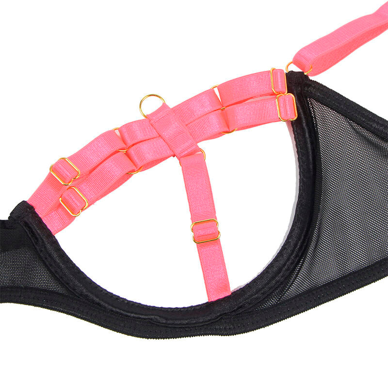 Lingerie Sexy Set Subblime 955304 — Rosa Fluo, L/XL