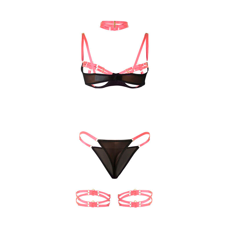 Lingerie Sexy Set Subblime 955304 — Rosa Fluo, L/XL
