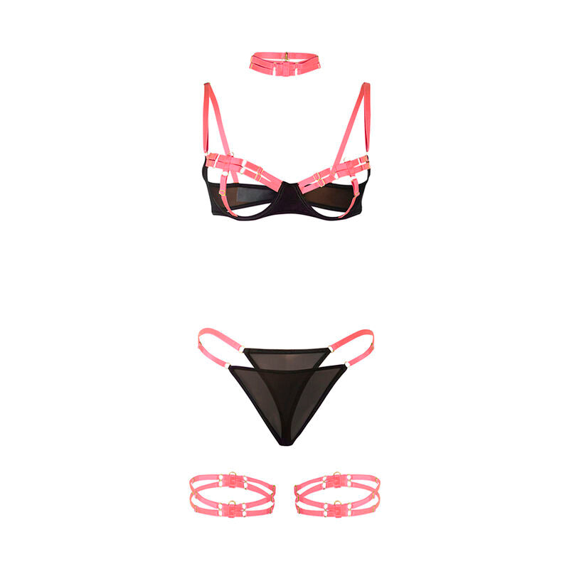 Lingerie Sexy Set Subblime 955304 — Rosa Fluo, L/XL