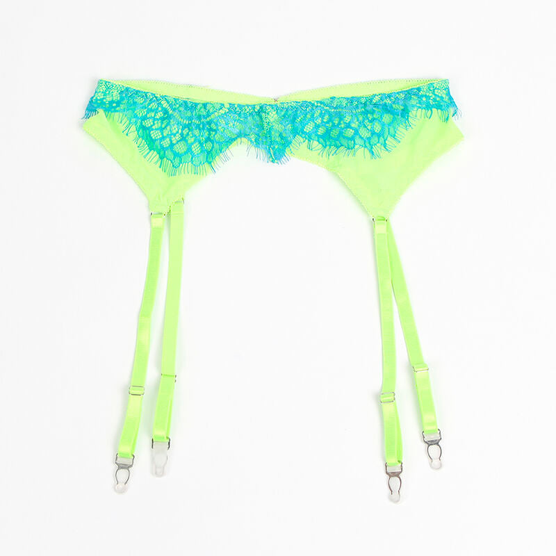 Lingerie Sexy con Pizzo Subblime 955311 — Verde e Blu S/M