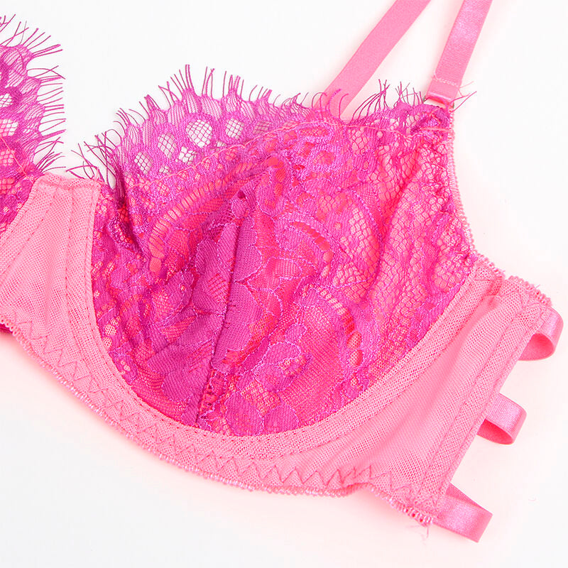 Lingerie Sexy con Pizzo Subblime 955366 — Rosa e Viola L/XL