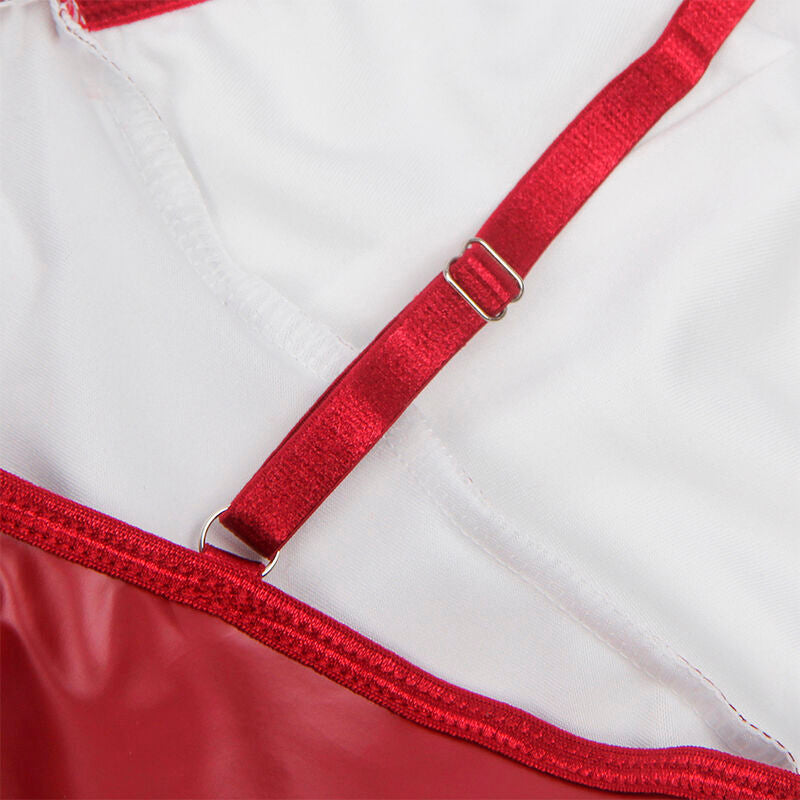 Lingerie Sexy con Spalline Subblime — Bordeaux, Ecopelle S/M