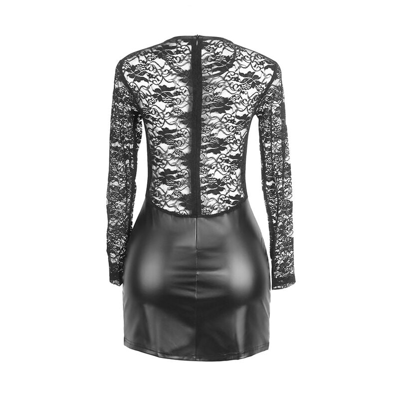 Lingerie Sexy Camicia da Notte Subblime 955595 — Pizzo Nero S/M