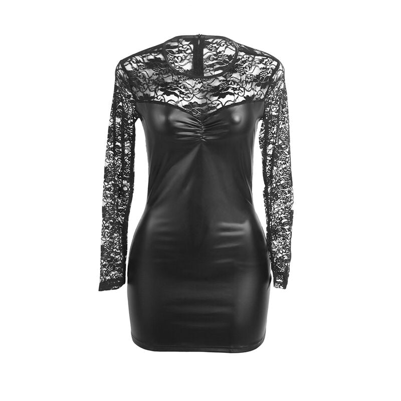 Lingerie Sexy con Pizzo Subblime — Abito Manica Lunga, L/XL