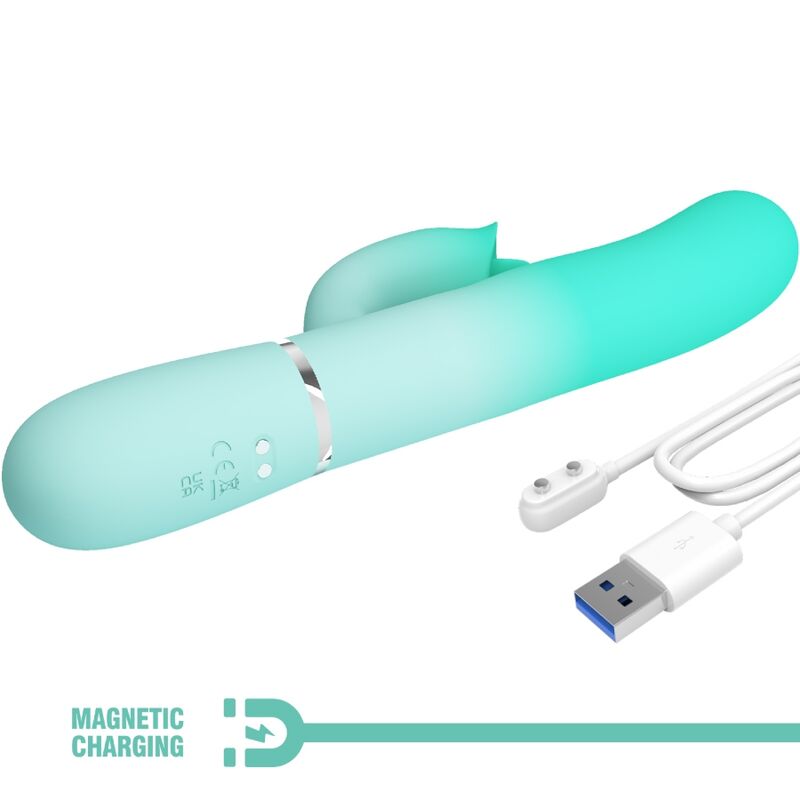 Vibratore Rabbit Pretty Love Gigi — 7 Modalità, Verde Acqua