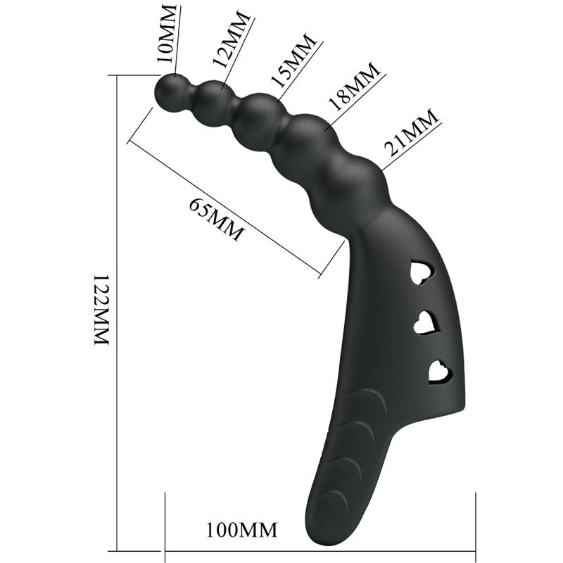 Vibratore Dita Punto G e Clitoride Pretty Love Jordin — 10 modalità