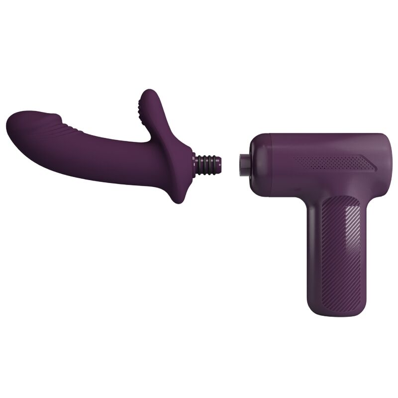 Vibratore Wand Pretty Love DJ Scholar — 5 Modalità, Viola