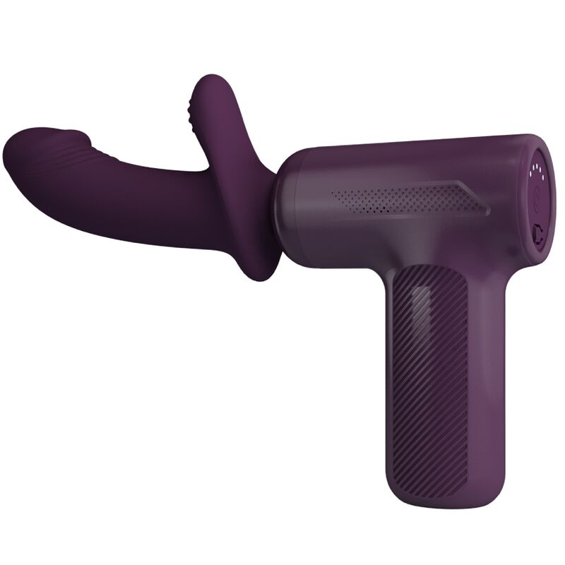 Vibratore Wand Pretty Love DJ Scholar — 5 Modalità, Viola
