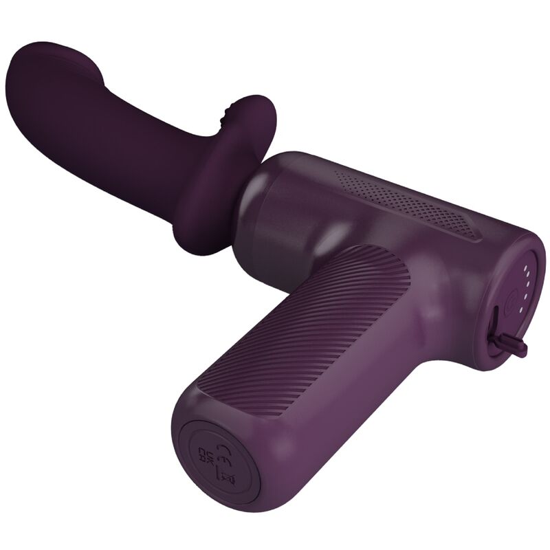 Vibratore Wand Pretty Love DJ Scholar — 5 Modalità, Viola