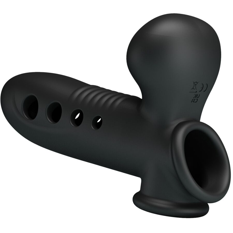 Guaina Fallica con Airbag Pretty Love Crane — Nera