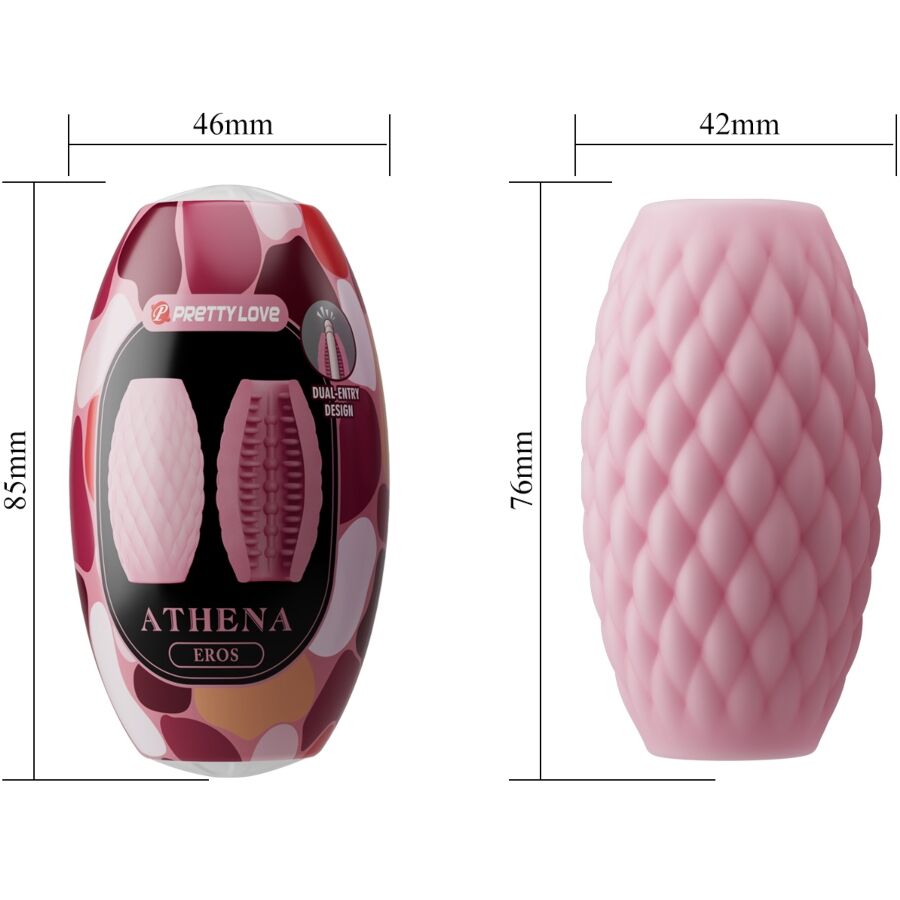 Masturbatore Maschile Doppio Ingresso Pretty Love Athena Eros