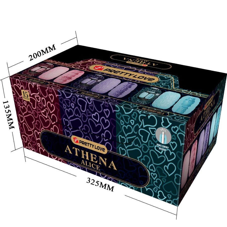 Masturbatore Maschile Pretty Love Athena Alice — Pack 15 Pezzi