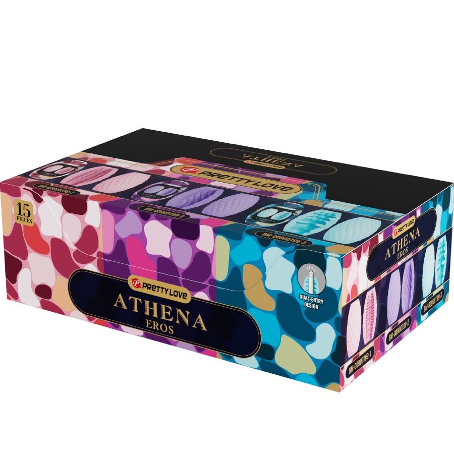 Masturbatore Maschile a Uovo Pretty Love Athena Eros — 15 pz