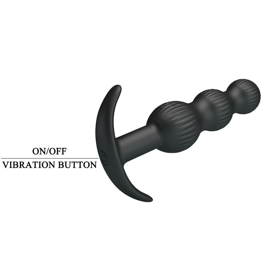 Plug Anale Vibrante Pretty Love Sidney — 10 Vibrazioni, Nero