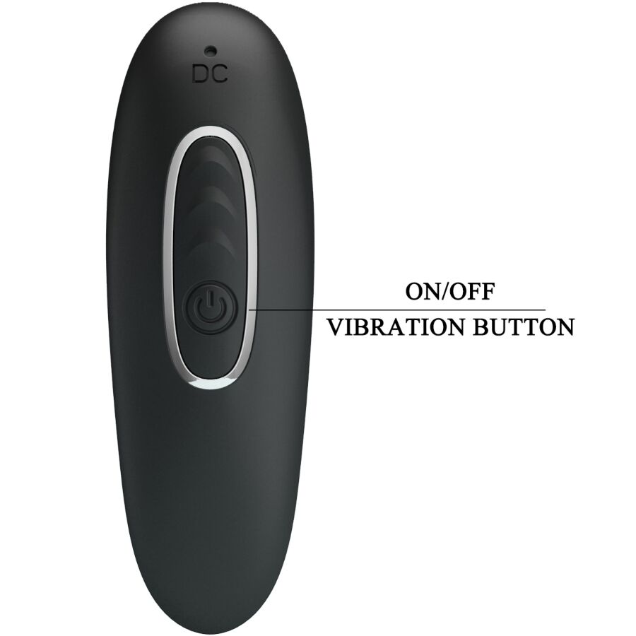 Plug Anale Vibrante Pretty Love Corban — 10 Modalità, Nero