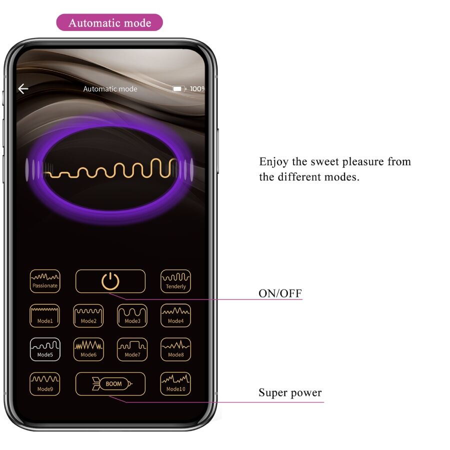 Vibratore Indossabile App Pretty Love Leviathan — 12 Modalità