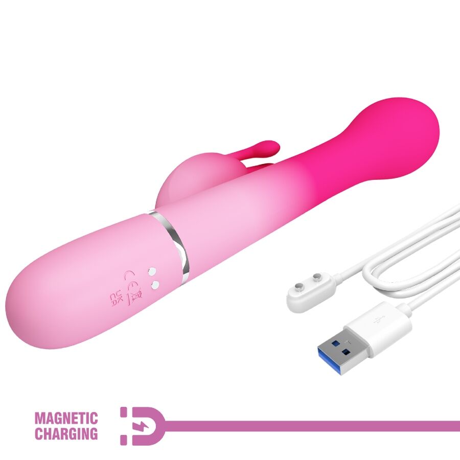 Vibratore Rabbit Pretty Love Dejon — 3 in 1, 7 Modalità