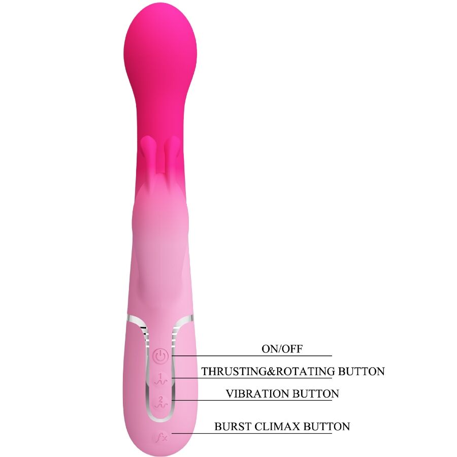 Vibratore Rabbit Pretty Love Dejon — 3 in 1, 7 Modalità
