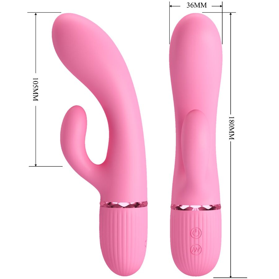 Vibratore Rabbit Punto G Pretty Love Marski — Rosa, 10 Modalità