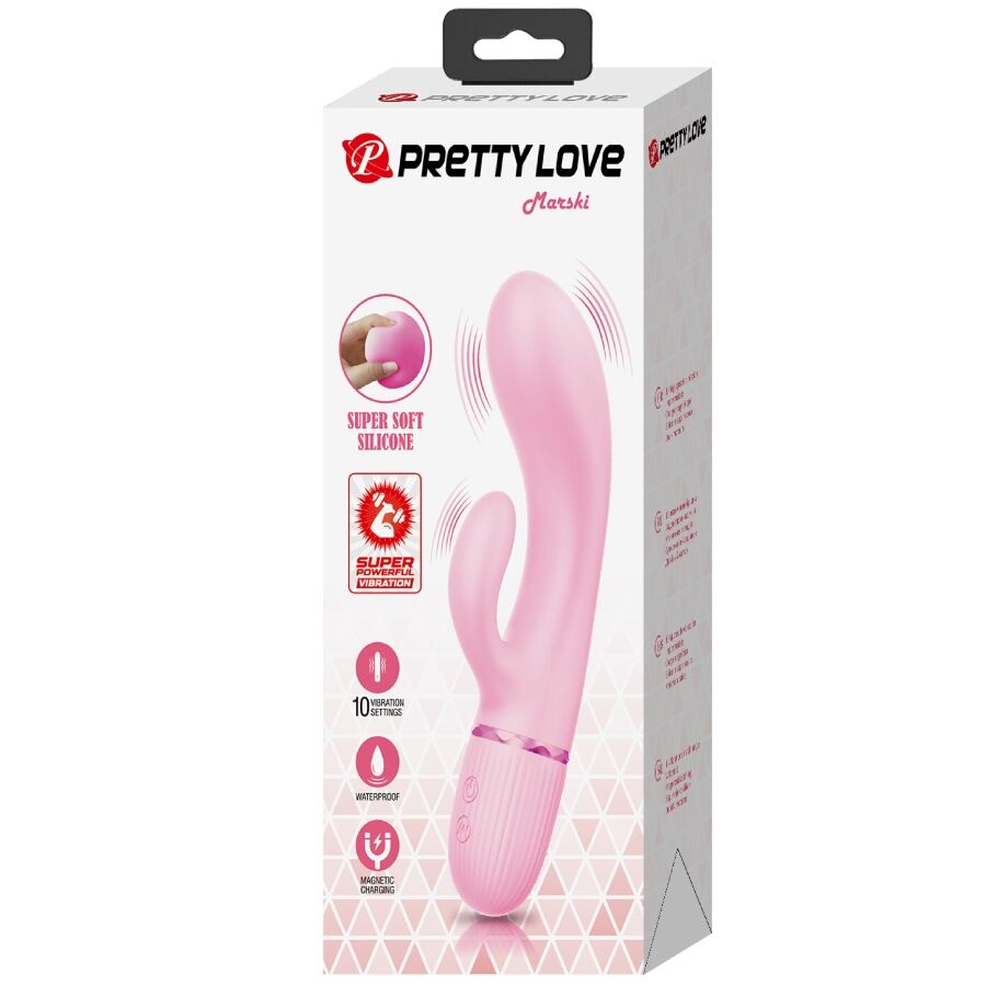 Vibratore Rabbit Punto G Pretty Love Marski — Rosa, 10 Modalità