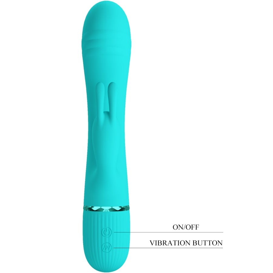 Vibratore Rabbit Pretty Love Flirtation BW-500060 — Turchese