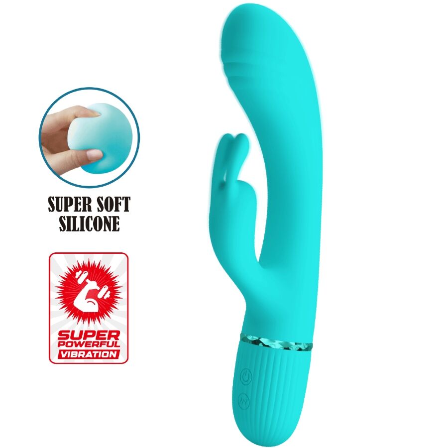 Vibratore Rabbit Pretty Love Flirtation BW-500060 — Turchese