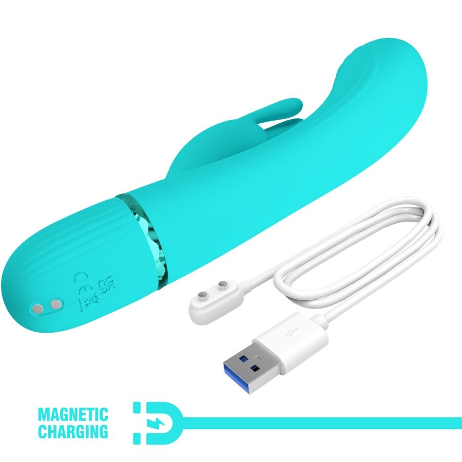 Vibratore Rabbit Pretty Love Flirtation BW-500060 — Turchese