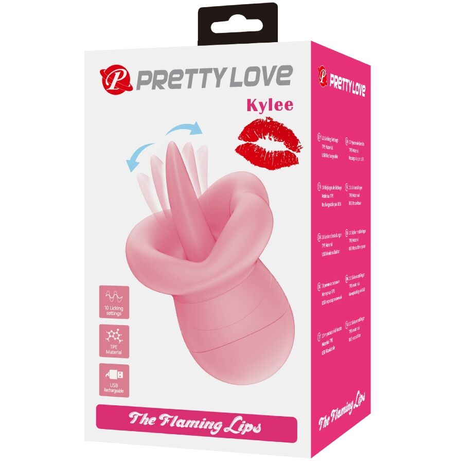 Stimolatore Lingua Clitoride Pretty Love Kylee — 10 Vibrazioni
