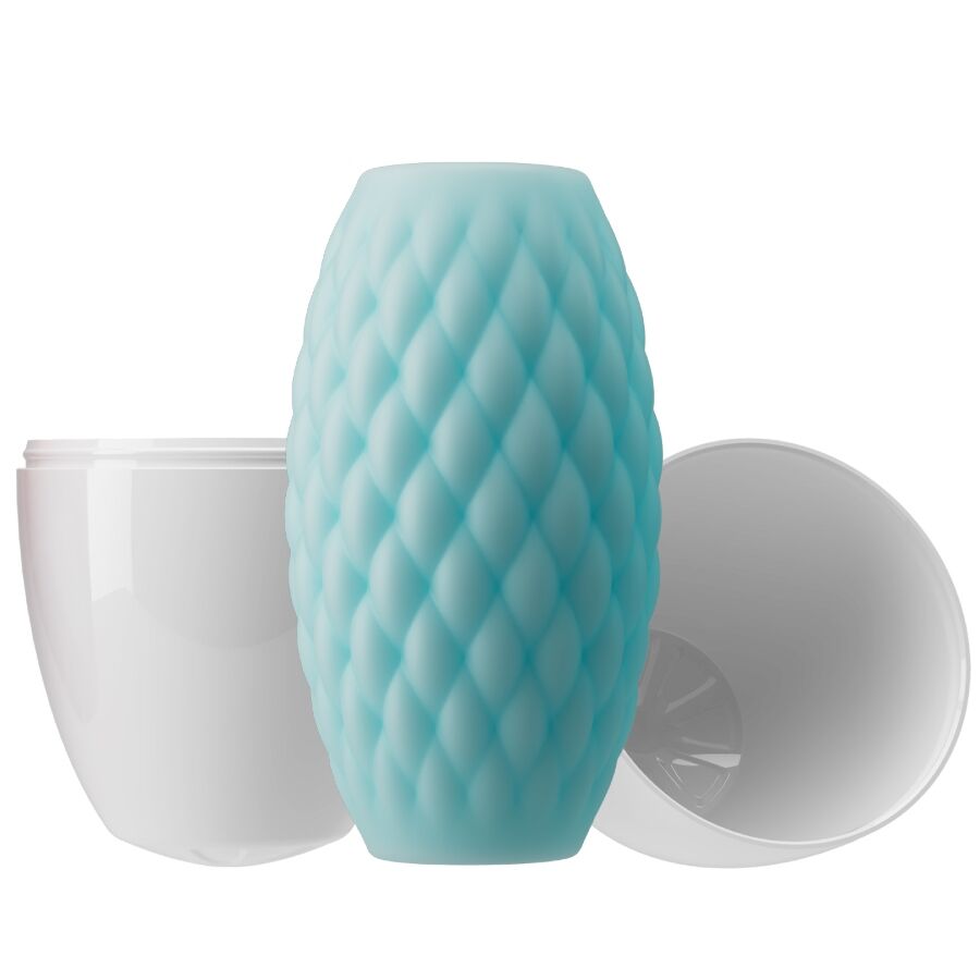 Masturbatore Maschile Pretty Love Athena Eros — Silicone, Azzurro