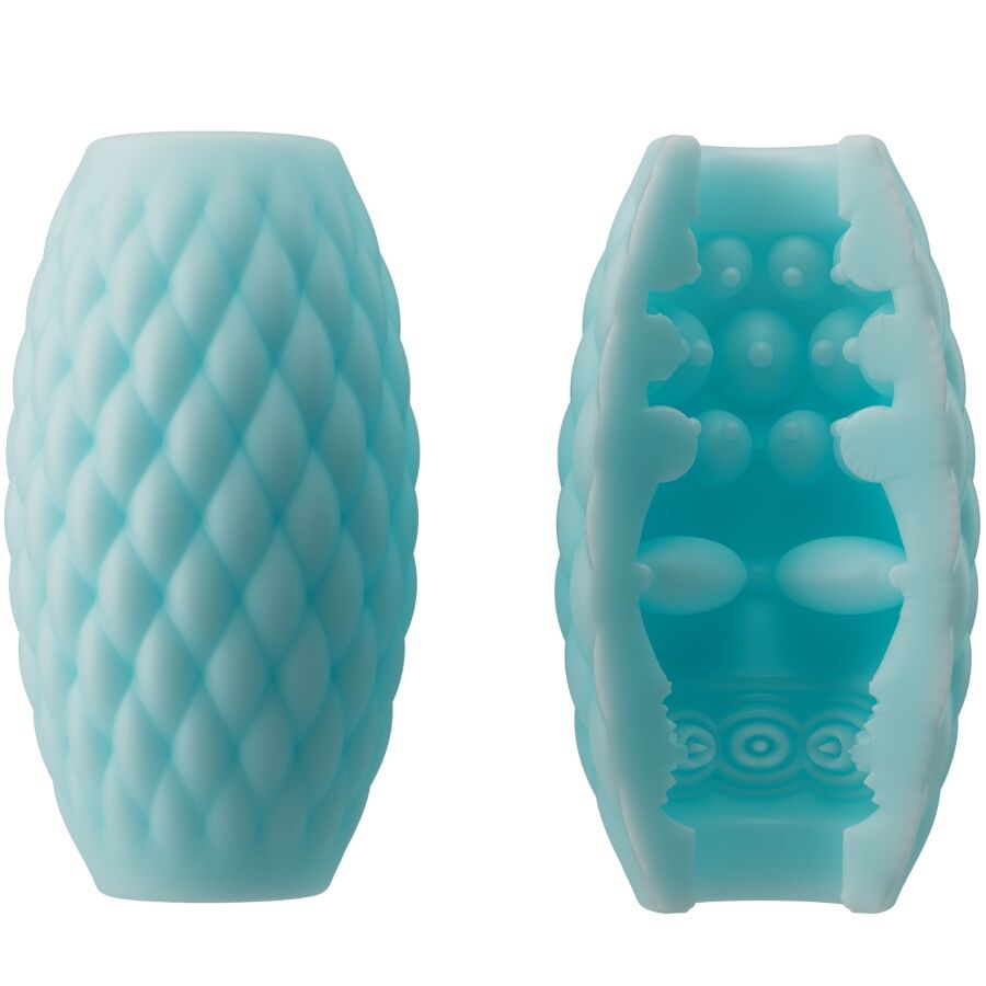 Masturbatore Maschile Pretty Love Athena Eros — Silicone, Azzurro