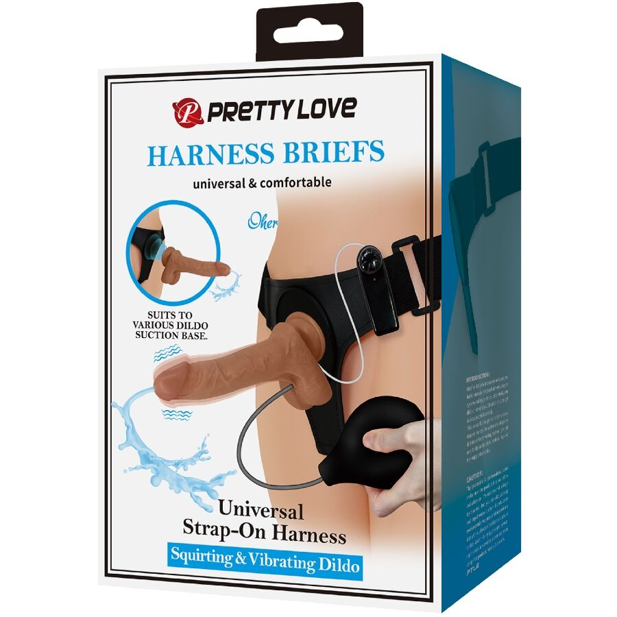 Imbracatura Strapless con Dildo Vibrante Pretty Love — 15,5 cm