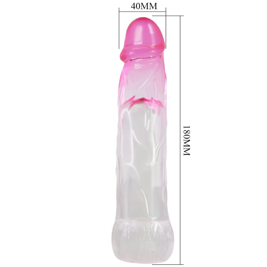 Guaina Fallica Estensore Pene Pretty Love Neron — 6 cm