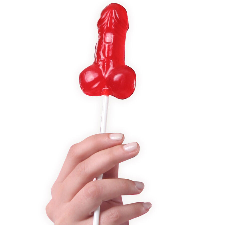 Lecca-Lecca Erotico a Forma di Pene Secretplay — Gusto Fragola