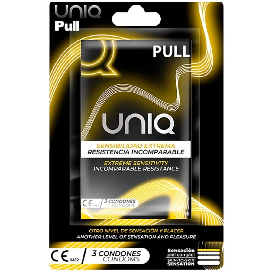 Preservativi Senza Lattice Uniq Pull — 3 Unità