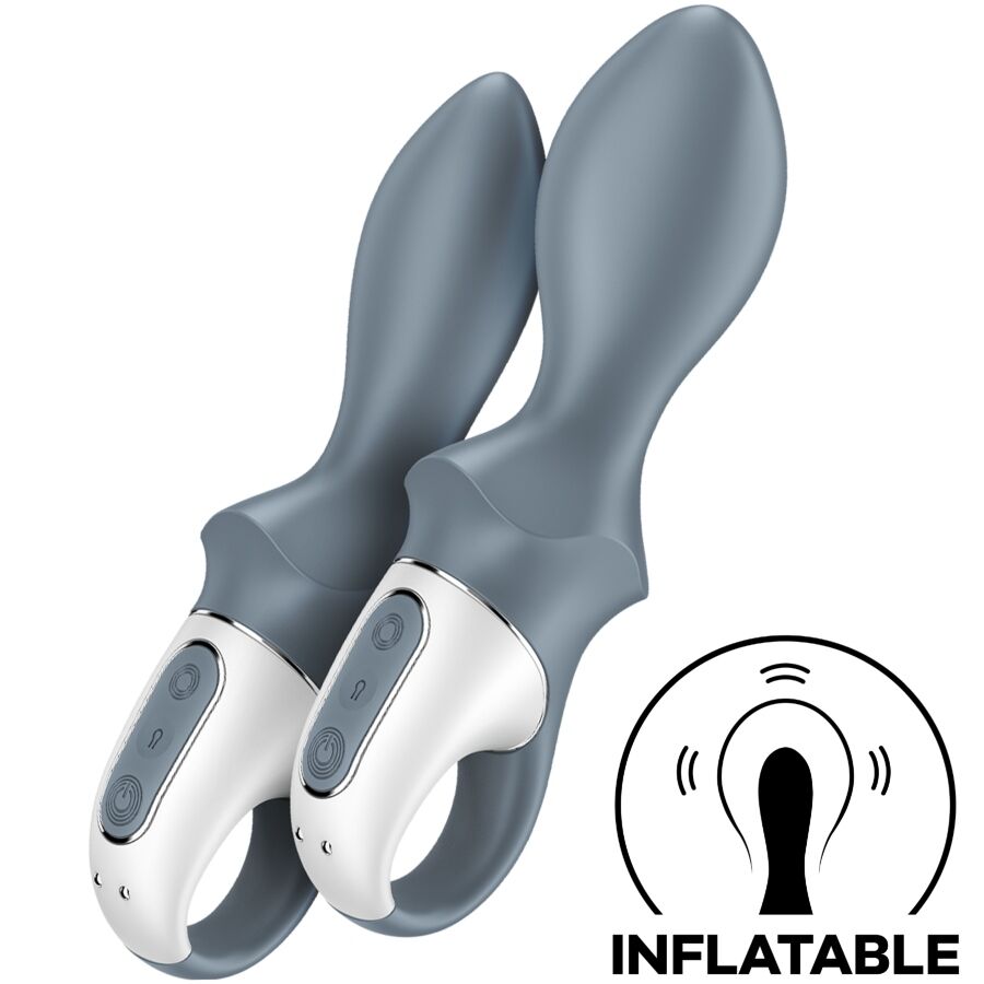 Plug Anale Gonfiabile Vibrante Satisfyer Air Pump Booty 1 — Grigio