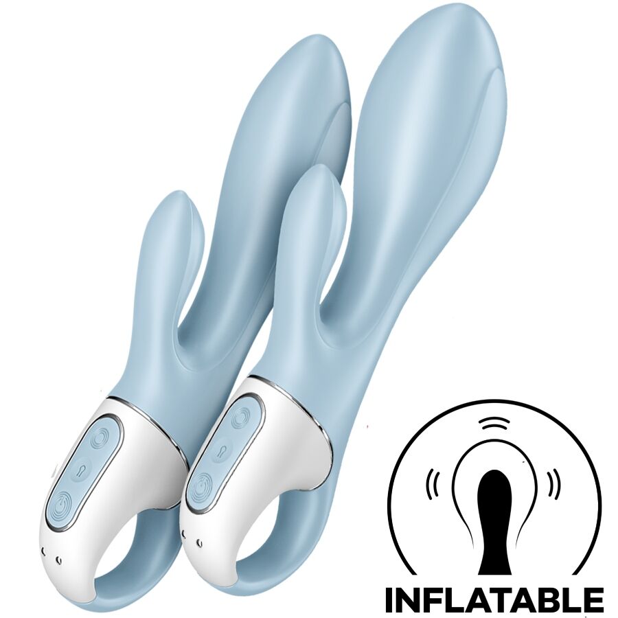 Vibratore Rabbit Gonfiabile Satisfyer Air Pump Bunny 1 — Blu