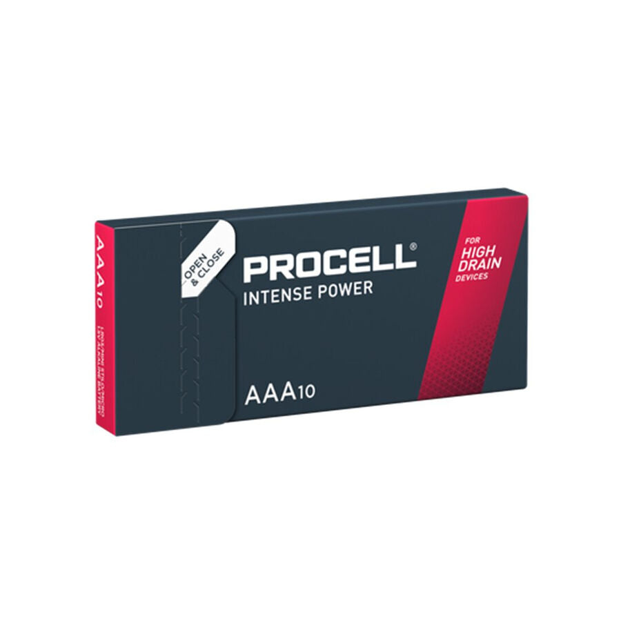 Batterie Alcaline AAA Procell Intense Power LR03 — 10 Unità