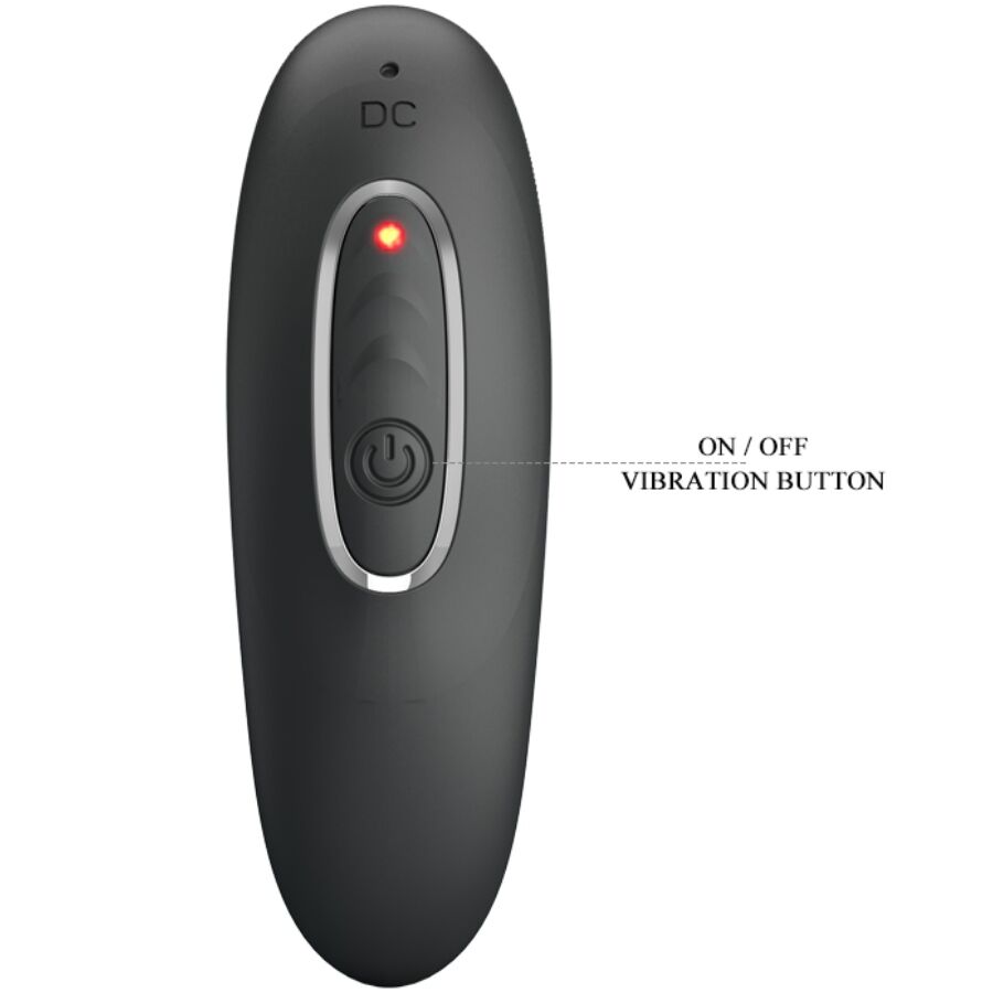 Vibratore Anale/Vaginale Pretty Love Remington — Nero