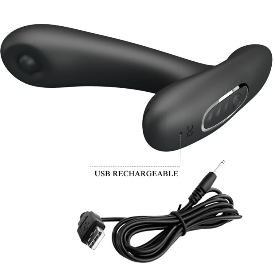 Vibratore Anale/Vaginale Pretty Love Remington — Nero