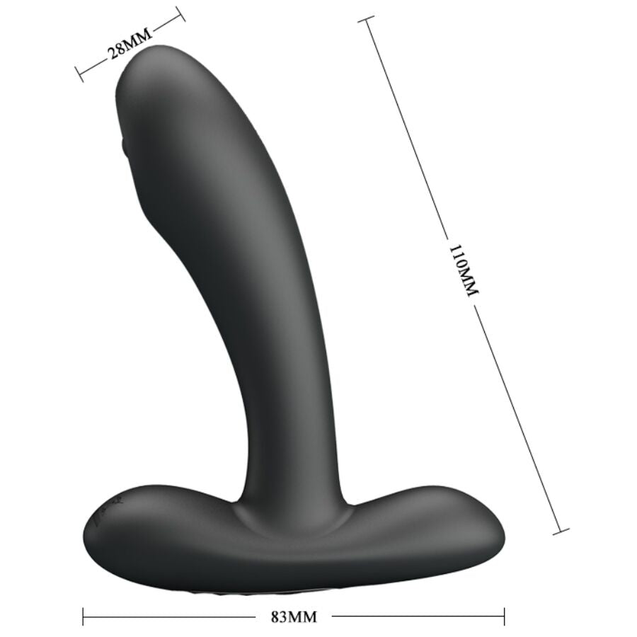 Vibratore Anale/Vaginale Pretty Love Remington — Nero