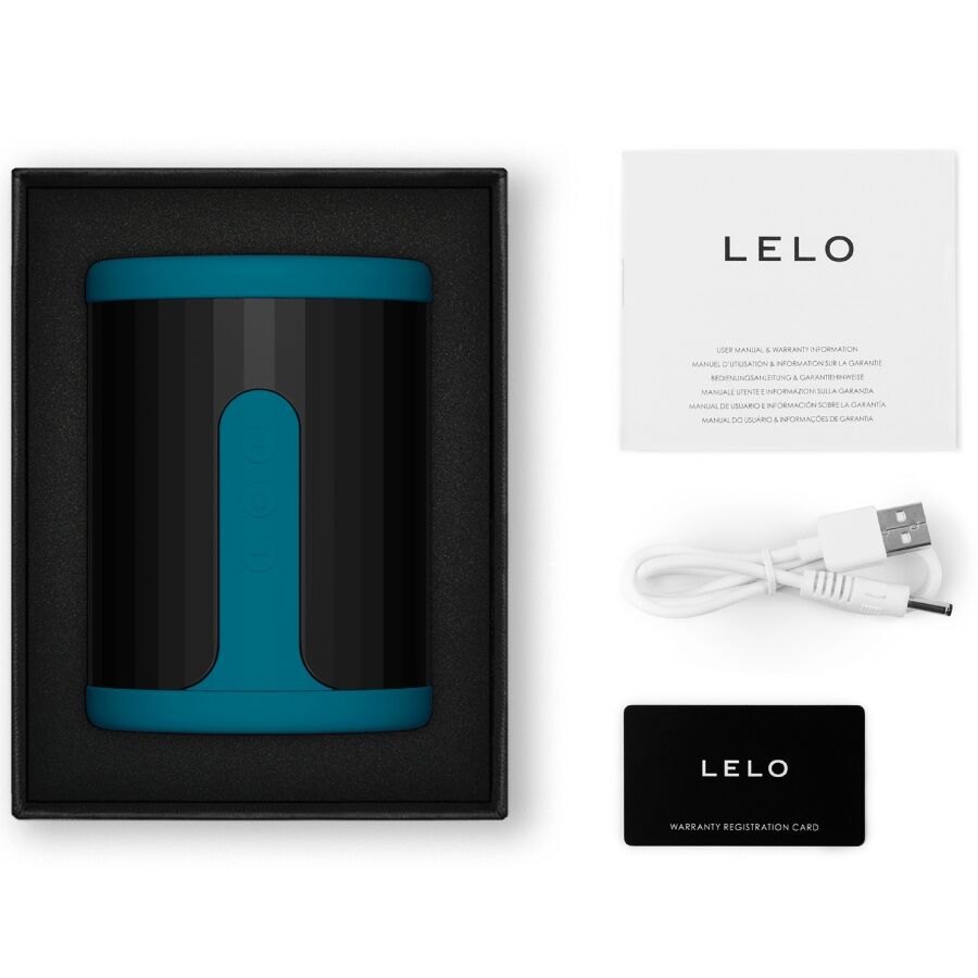 Masturbatore Maschile Vibrante LELO F2S — Silicone, App Control
