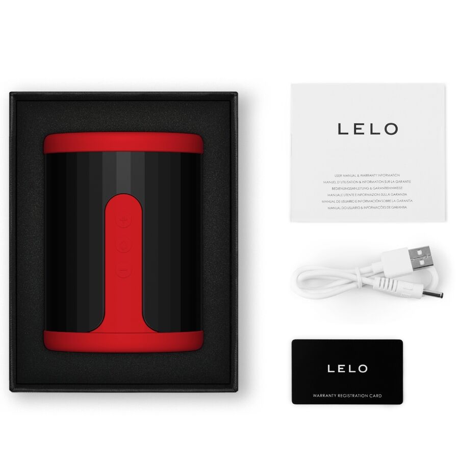 Masturbatore Maschile con App LELO F2S — Silicone Liquido
