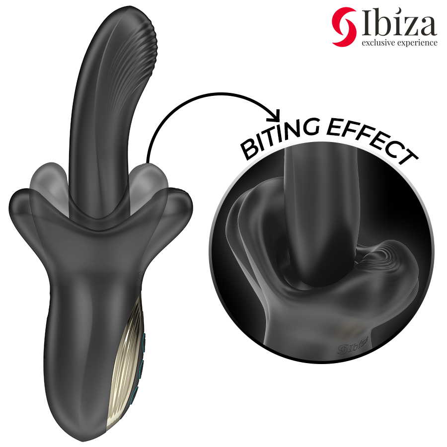 Vibratore Rabbit Rotante con Morso Ibiza Technology — 3 Motori